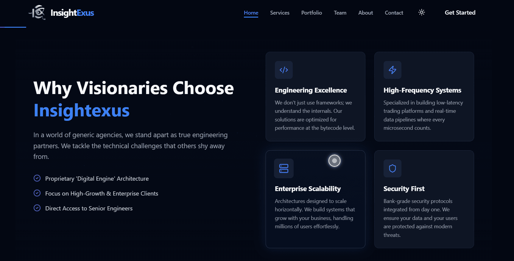 Insightexus – Digital Engine Platform screenshot 2