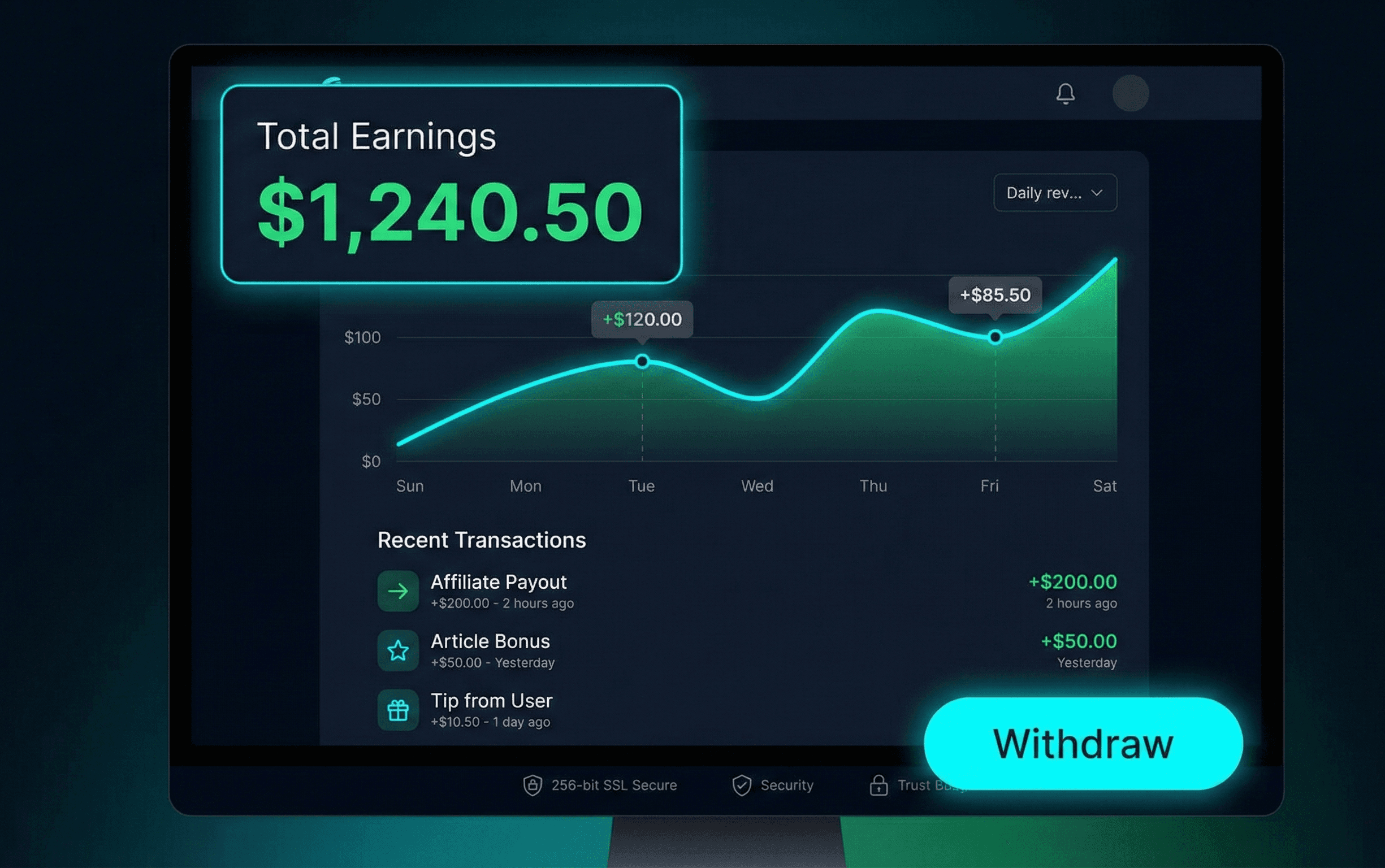 NexusWrite — AI-Powered Blogging & Monetization screenshot 1